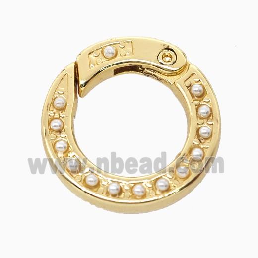 Copper Clasp, Gold Plated