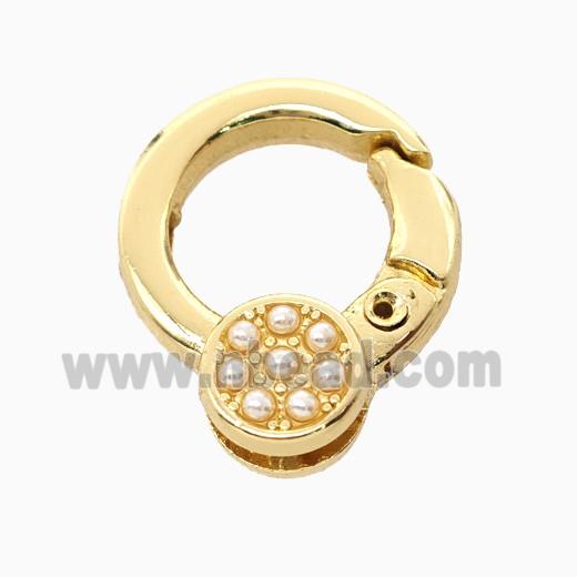 Copper Clasp, Gold Plated
