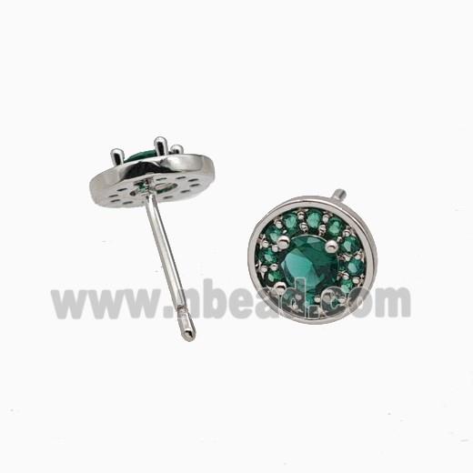 Copper Ring Pave Zircon, Gold Plated