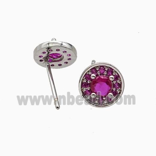 Copper Ring Pave Zircon, Gold Plated