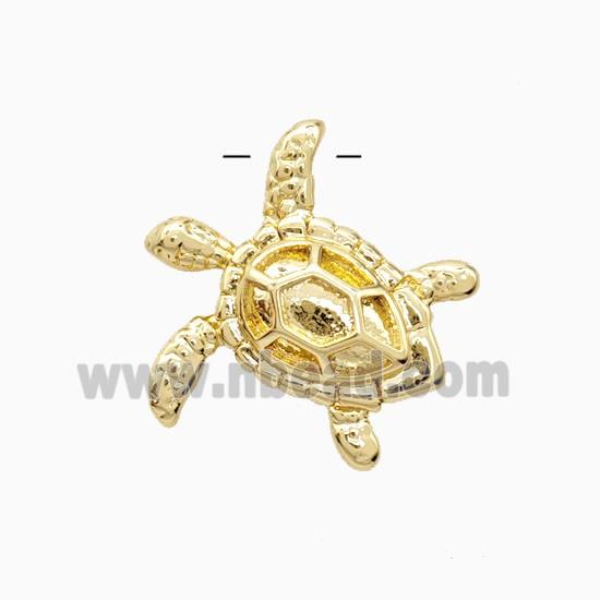 Copper Tortoise Pendant 18K Gold Plated