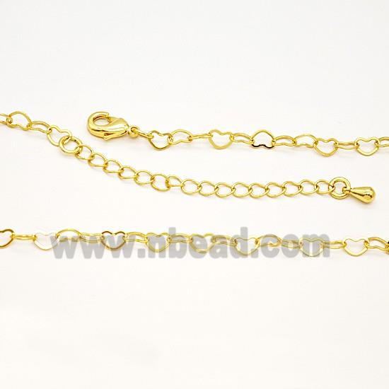 Copper Necklace Chain Gold Plated