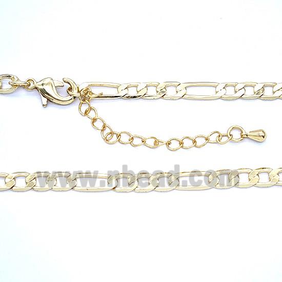 Copper Necklace Chain Gold Plated