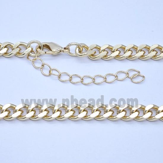 Copper Necklace Chain Gold Plated