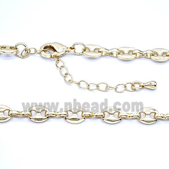 Copper Necklace Chain Gold Plated