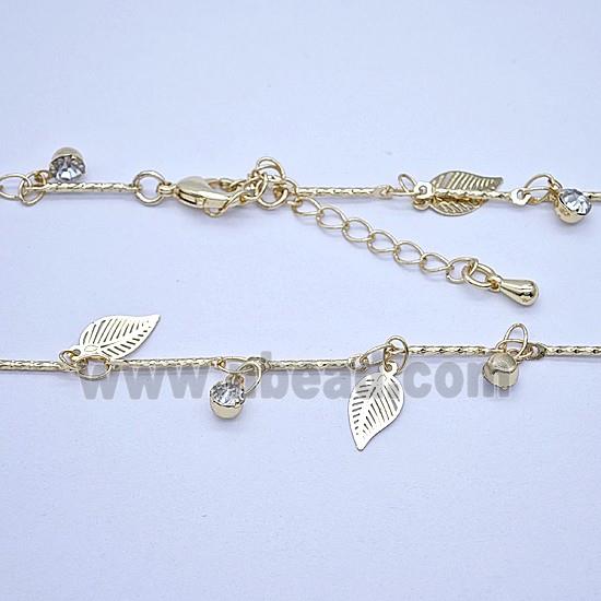 Copper Necklace Chain Gold Plated