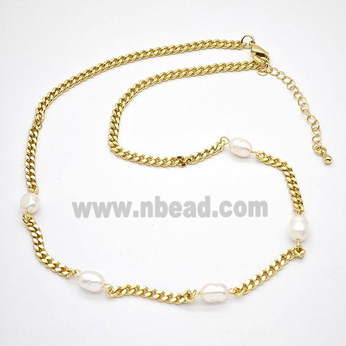 Copper Necklace Chain Gold Plated