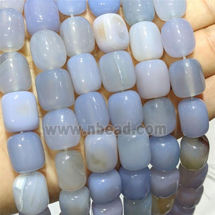 Lt.blue Agate Cuboid Beads Dye