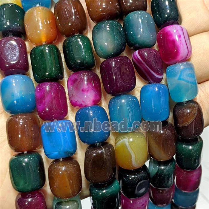 Agate Cuboid Beads Dye Mix Color