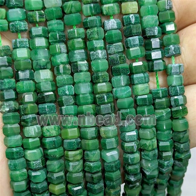 Natural African Nephrite Jade Beads Green