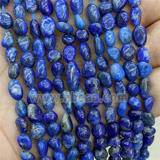 Natural Blue Lapis Lazuli Chips Beads Freeform