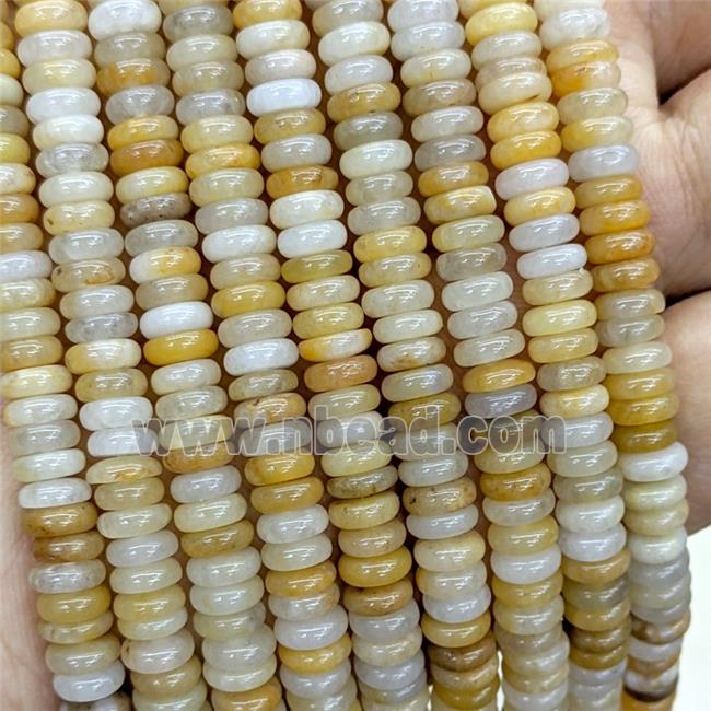 Natural Yellow Aventurine Heishi Beads