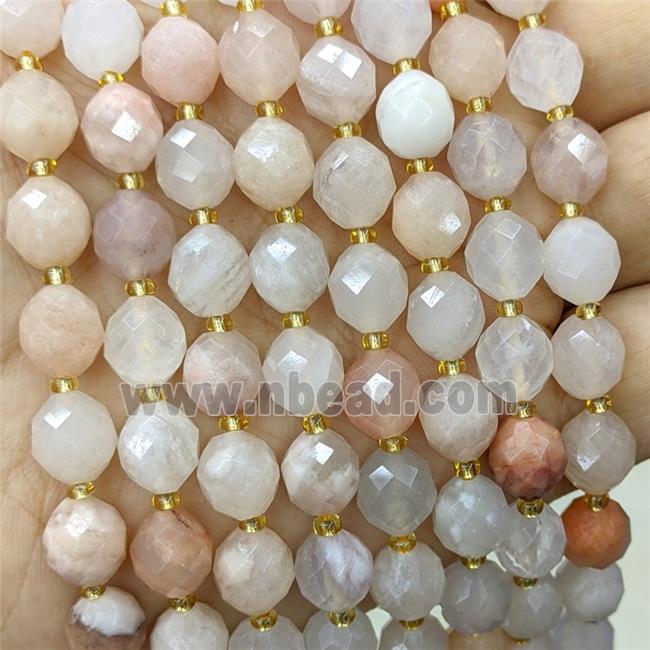 Natural Pink Aventurine Beads Faceted Rice