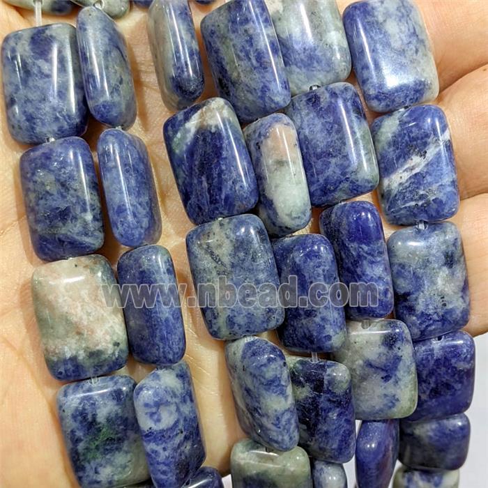 Blue Sodalite Rectangle Beads