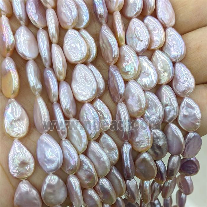 Natural Purple Pearl Beads Teardrop