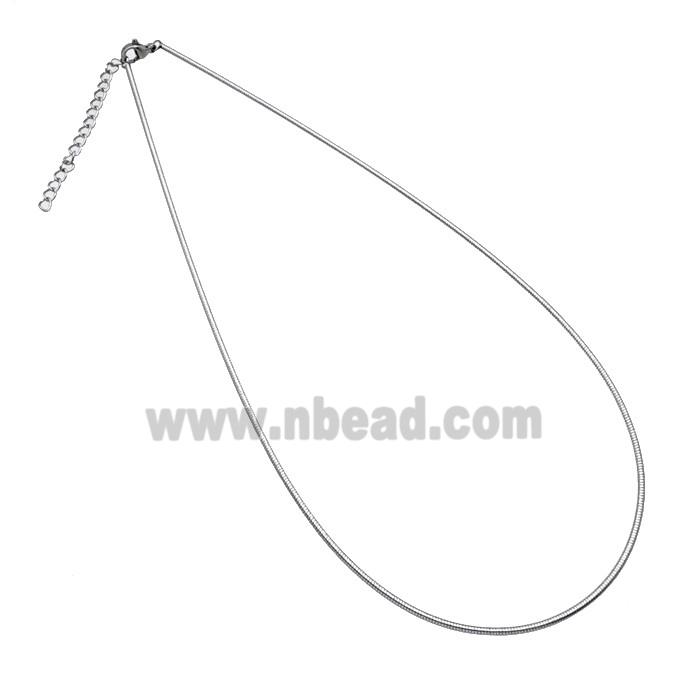 Raw Stainless Steel Nacklace Chain