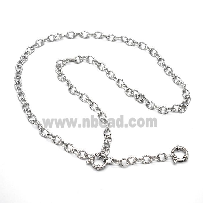 Raw Stainless Steel Necklace Chain