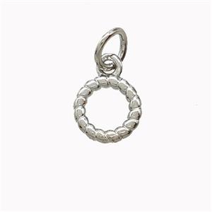 Copper Pendant, gold plated, approx 7.5mm