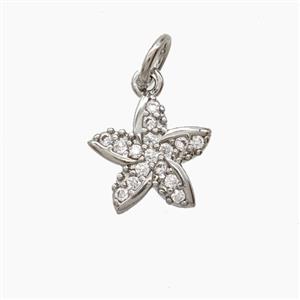 Copper Pendant Pave Zircon, Gold Plated, approx 10mm