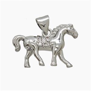 Copper Pendant Pave Zircon, Gold Plated, approx 13.5-20mm