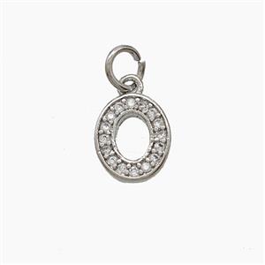 Copper Pendant Pave Zircon, Gold Plated, approx 4-10mm