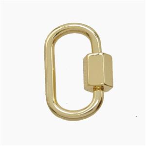 Copper Pendant Pave Zircon, Gold Plated, approx 12-18mm