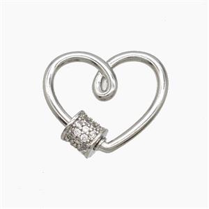 Copper Pendant Pave Zircon, Gold Plated, approx 17mm