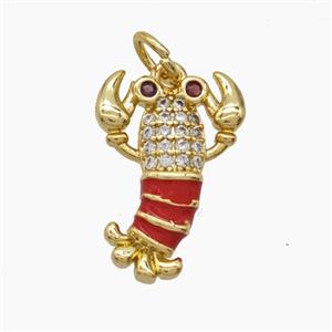 Enamel Copper Pendant, Gold Plated, approx 12-18mm