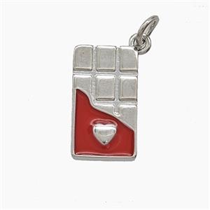 Enamel Copper Pendant, Gold Plated, approx 9-16mm