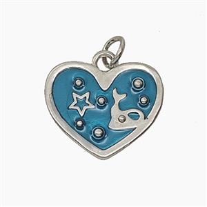 Enamel Copper Pendant, Gold Plated, approx 18mm