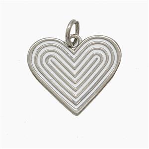 Enamel Copper Pendant, Gold Plated, approx 17.5mm