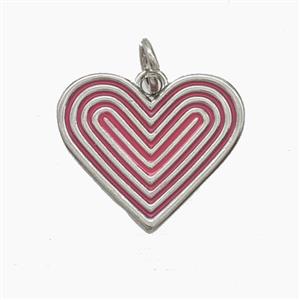 Enamel Copper Pendant, Gold Plated, approx 17.5mm