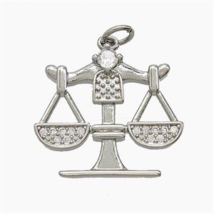 Copper Pendant Pave Zircon, Gold Plated, approx 19-21mm