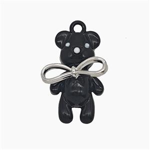 Enamel Copper Pendant, Gold Plated, approx 11-18.5mm