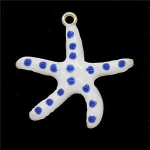 Enamel Copper Pendant, Gold Plated, approx 32mm