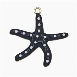 Enamel Copper Pendant, Gold Plated, approx 32mm