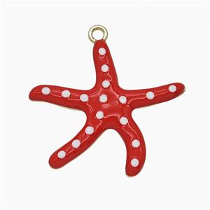 Enamel Copper Pendant, Gold Plated, approx 32mm