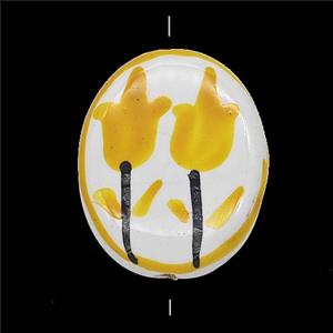 Resin Bead, Gold Plated, approx 16-20mm