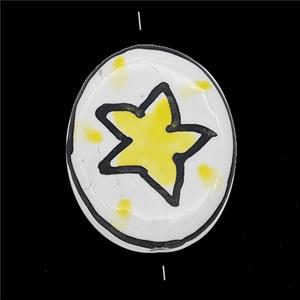 Resin Bead, Gold Plated, approx 16-20mm