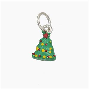 Enamel Copper Pendant, Gold Plated, approx 8.5-10mm