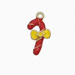 Enamel Copper Pendant, Gold Plated, approx 9-14mm