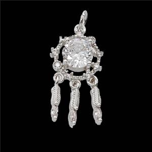 Copper Bead Pave Zircon, Gold Plated, approx 2-10mm, 14mm