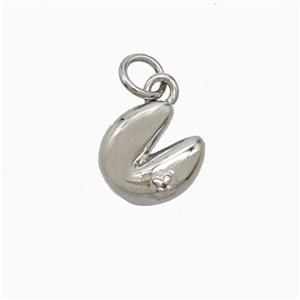 Copper Pendant Pave Zircon, Gold Plated, approx 10mm