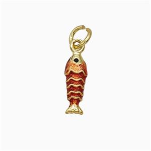 Copper Pendant Pave Zircon, Gold Plated, approx 4.5-12mm