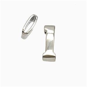 Copper letter Bead, Gold Plated, approx 5-14mm, 1.6-10mm hole