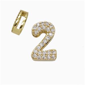 Copper Bead Pave Zircon, Platinum Plated, approx 7-14mm, 1.6-10mm hole