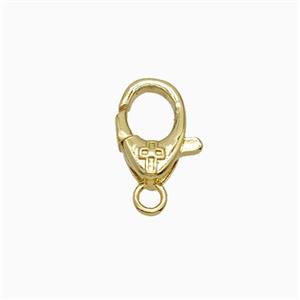 Copper Connector Clasp, Platinum Plated, approx 10mm