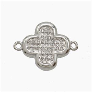 Copper Pendant Pave Zircon, Gold Plated, approx 16mm