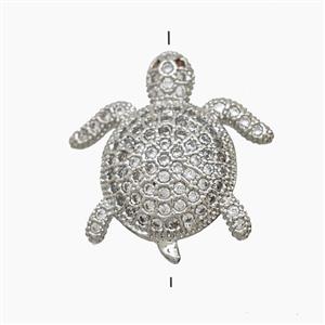 Copper Pendant Pave Zircon, Gold Plated, approx 17-18mm