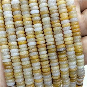 Natural Yellow Aventurine Heishi Beads, approx 6mm